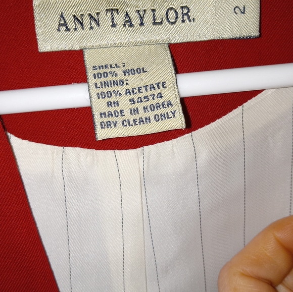 Ann Taylor vintage vest red size 2 - Picture 3 of 5
